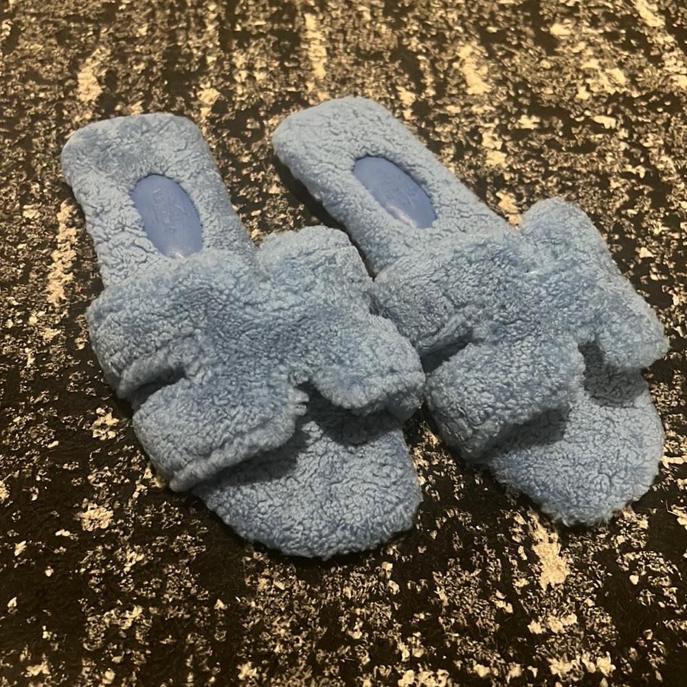 Teal blue Slippers